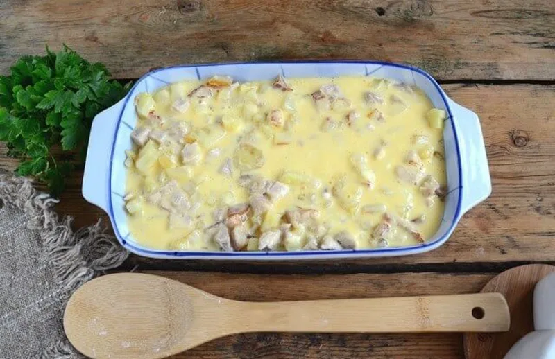 Заливка и запекание