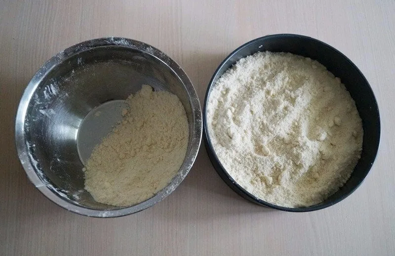 Формирование основы пирога