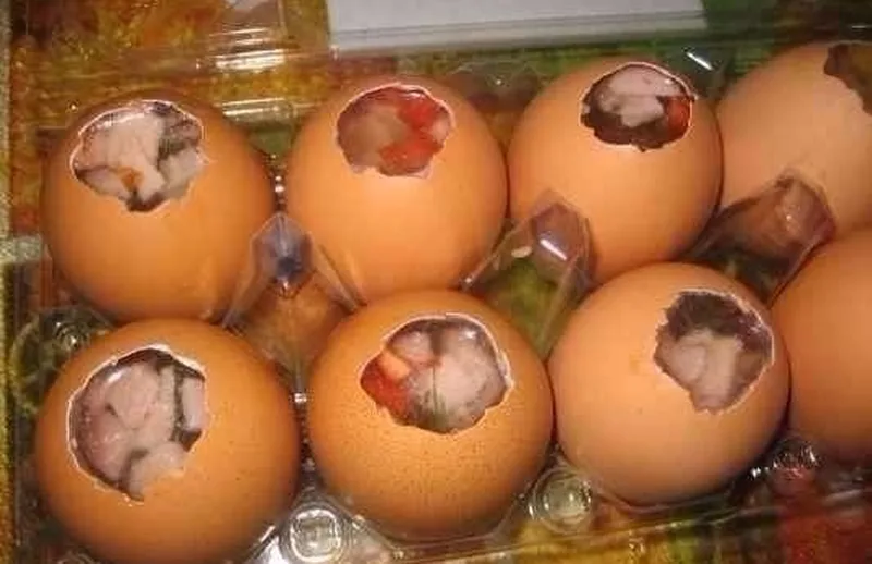 Наполните скорлупу