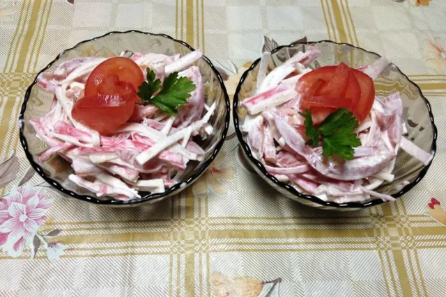 Салат Крабовые палочки
