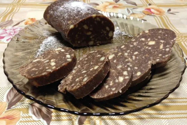 Шоколадная колбаса