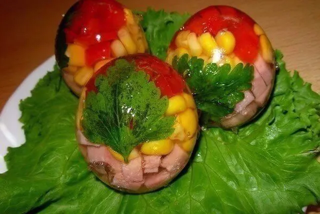 Заливные яйца